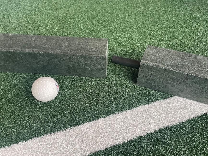 Feld und Hallen-Hockeybande aus recyceltem Kunststoff als Feldhockey