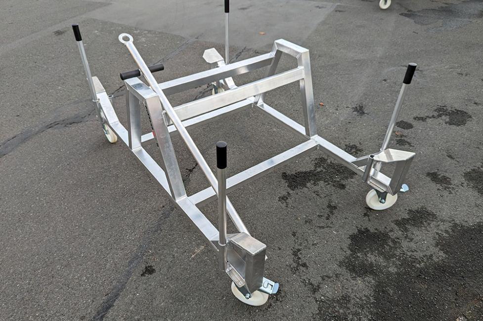 Hürdenwagen für bis zu 20 Hürden, TÜV-geprüft