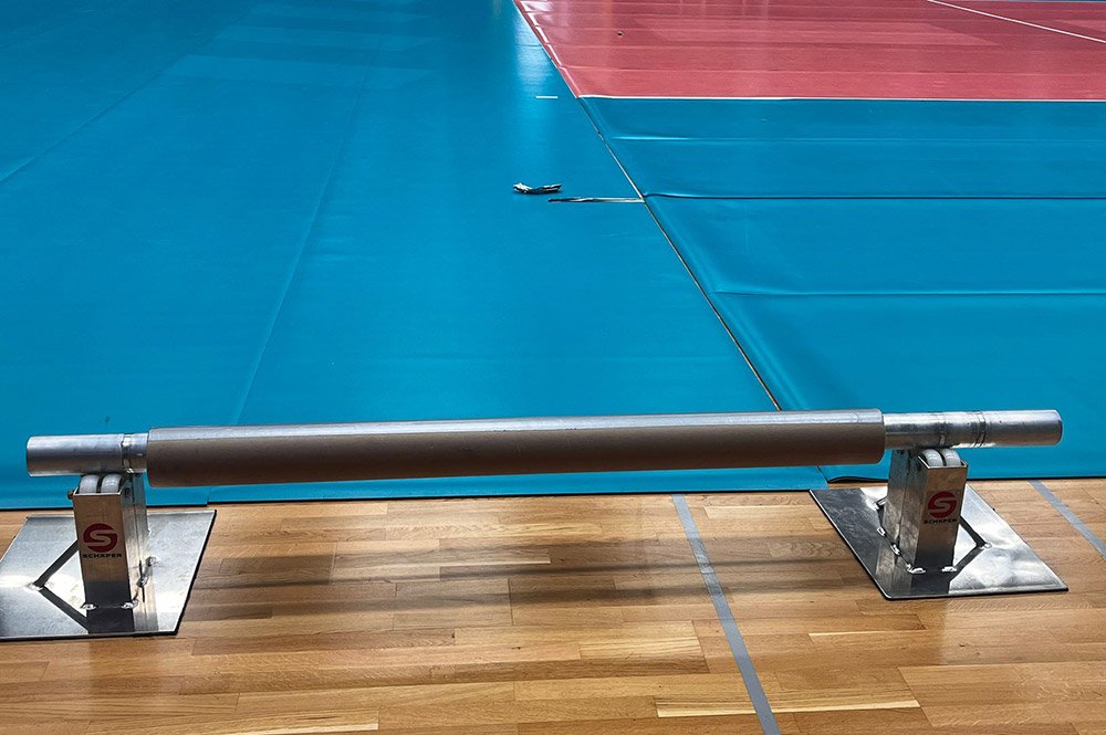 Abrollsystem für Sportboden