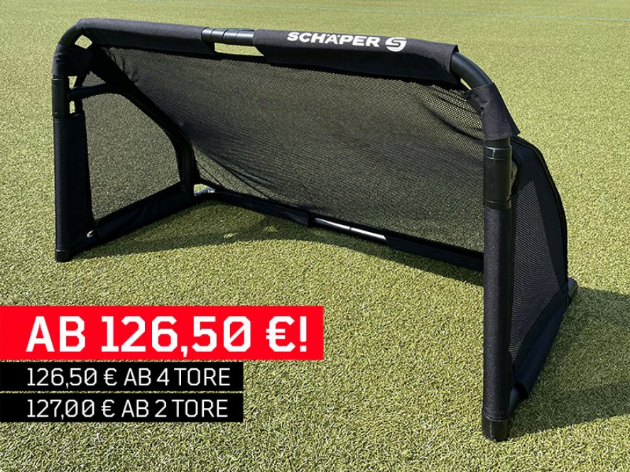 Faltbares Minifussballtor Mamba 120 x 80 cm