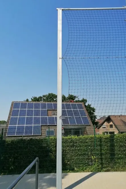 Schäper Ballfangzaun aus Stahl, Komplettset Schäper Ballfangzaun aus Stahl, Komplettset