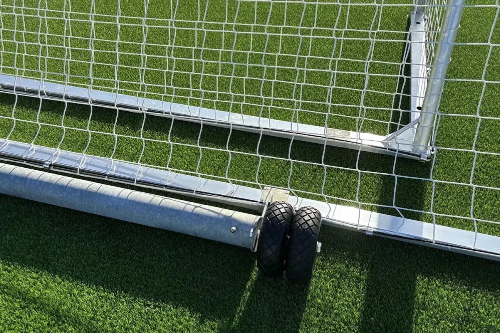 Stahlbefüllte Gewichte für vorhandene Fußballtore, Einzelrad Stahlbefüllte Gewichte für vorhandene Fußballtore, Einzelrad