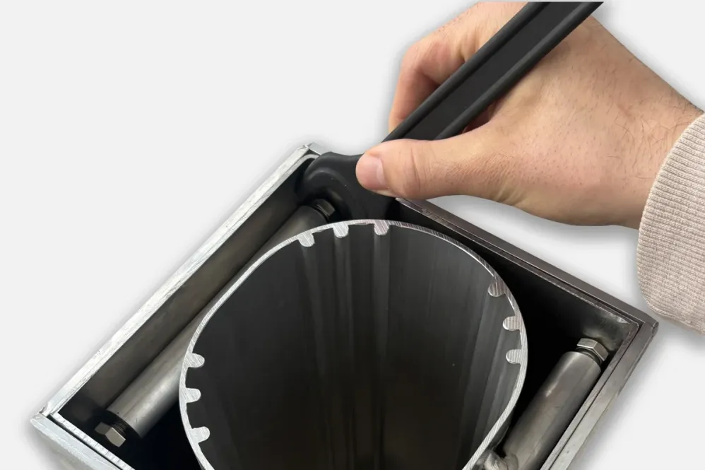 BodenhülsenFlexo2 für Profile 120x100 mm,