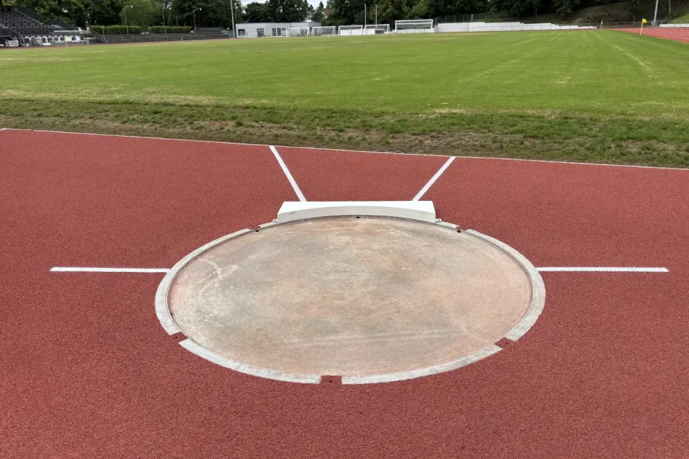 Kugelstoßring, behindertengerecht