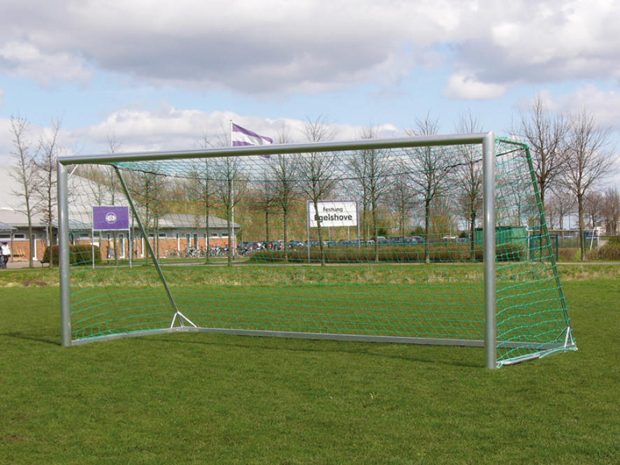 Teilverschweißtes Jugendfussballtor, 8-teilig zerlegbar, Alu