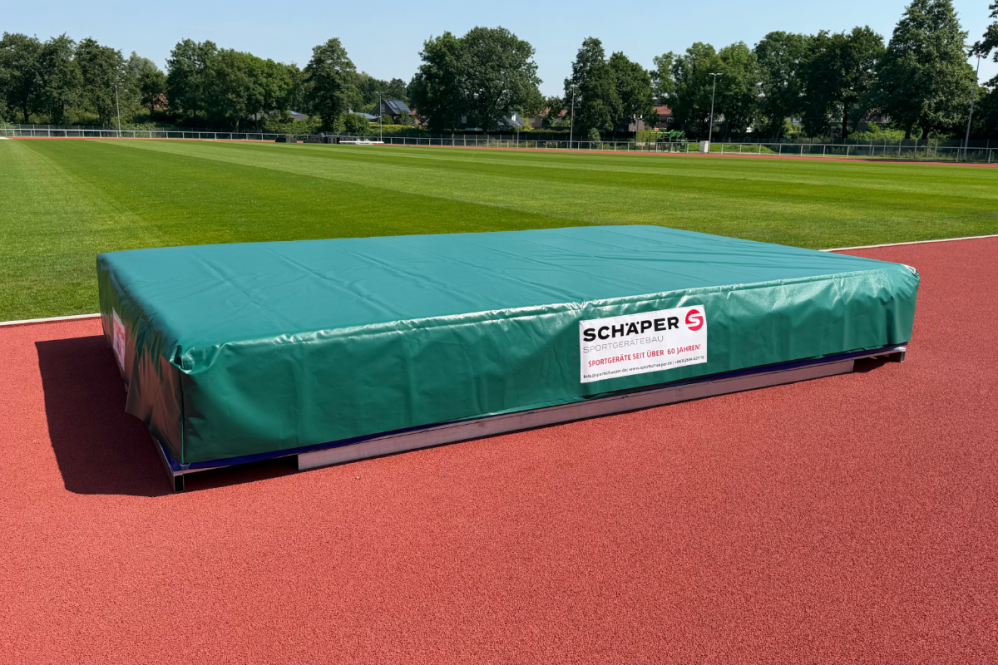 Hochsprungmatte Modell Silber, nach World Athletics