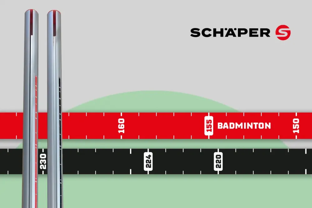 Volleyballnetz für Training und Schulsport