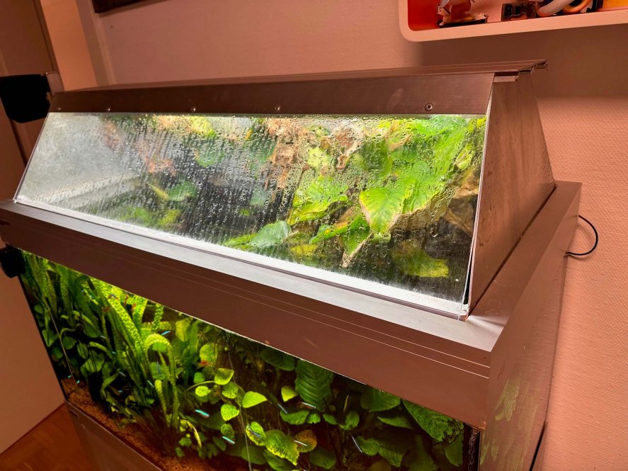 Individuelle Aquariumabdeckung
