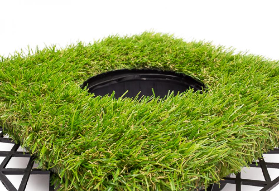 Pfostenmanschette / Grassperre