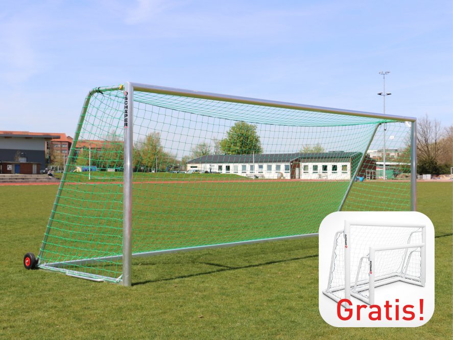 Traings-Fußballtor mit integrierten Gewichten und Rädern, vollverschweißt