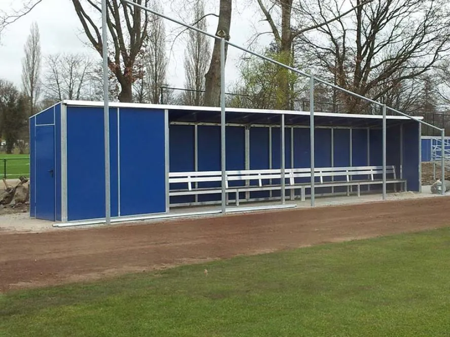 Spielerkabine / Betreuerkabine für Baseball Spielerkabine / Betreuerkabine für Baseball