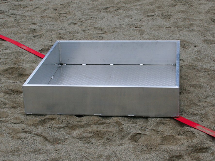 Einbaukasten aus Aluminium