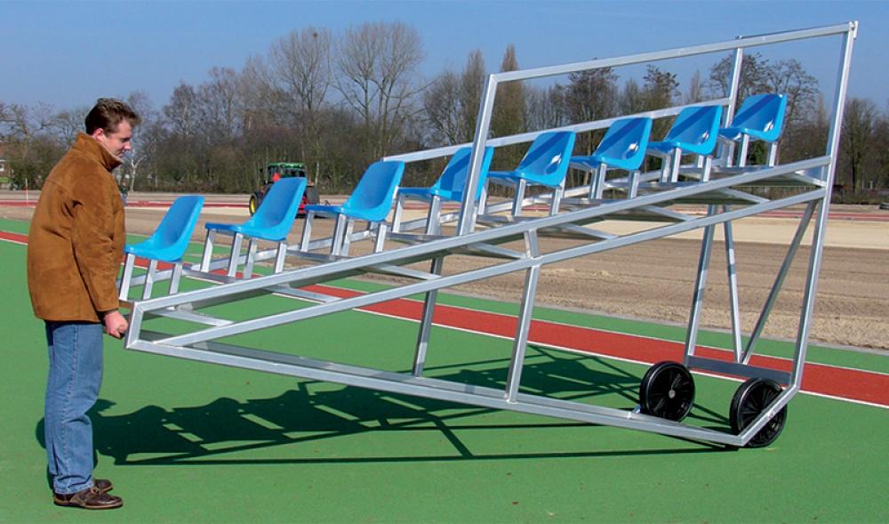 Zielrichtertreppen aus Aluminium „Typ A“