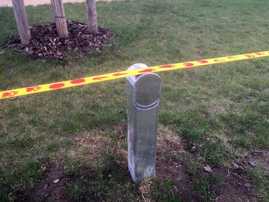 Slackline Mittelpfosten