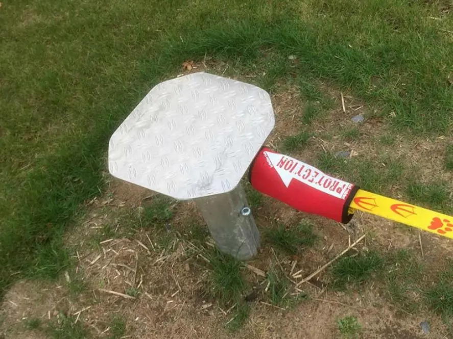 Slackline Pfosten