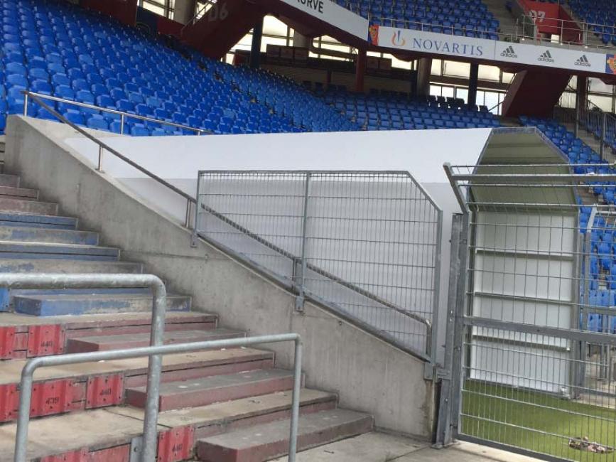 Spielertunnel aus Aluminium
