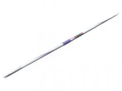 Ein weißer Wettkampf-Speer Champion Carbon
