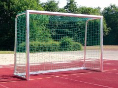 Kleinfeld-Fußballtor, Bolzplatztor aus Aluminium mit optionalem Basketballaufsatz