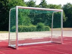 Kleinfeld-Fußballtor, Bolzplatztor aus Aluminium mit optionalem Basketballaufsatz