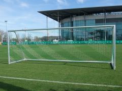 Trainings-Fussballtor mit ovalem Bodenrahmenvollverschweißt