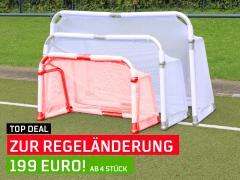 Klappbares Minifussballtor 