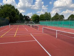 Pickleballpfosten, Anlage