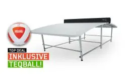 Gebogene Tischtennisplatte
TEQ in grau