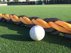 Hockeytau zur flexiblen Feldtrennung, feld detail