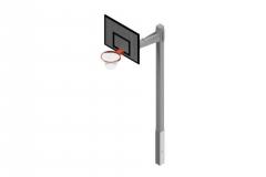 Basketballständer „Steelforce“, 1-fach