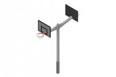 Basketballständer „Steelforce“, 2-fach