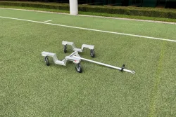 Transportwagen für Fußballtore mit Zugdeichsel, 2 Stück