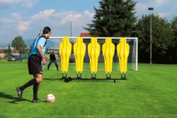 Freistoß-Dummy Set mit 5 gelben Dummies