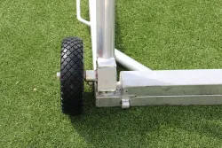 Räder für versetzbare Fußballtore