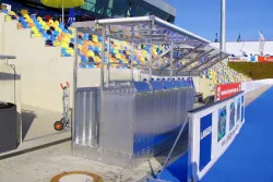 Spielerkabine / Betreuerkabine Hockey / Technical Table