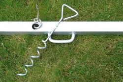 Spiralanker für Fußballtore