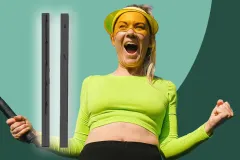 Einfache Tennispfosten, 1 Paar als Set, schwarz