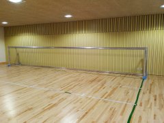 Blindenfußballtor,Bodenrahmen eingelassen