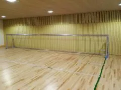 Blindenfußballtor,Bodenrahmen eingelassen