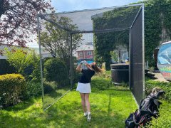 Golfkäfig - großes Golf Trainingsnetz