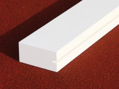 Schulsport-Absprungbalken, Massivholz / Hartholz