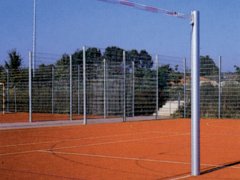 Faustballpfosten aus Aluminiumprofilen