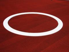 Hammerwurfeinlegering, mit IAAF-Zertifikat - GFK
