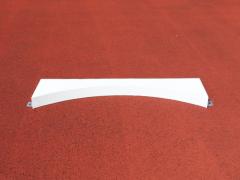 Kugelstoßbalken aus Vollkunststoff, mit IAAF-Zertifikat