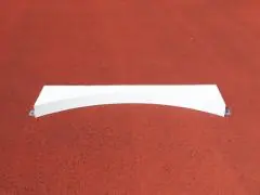 Kugelstoßbalken aus Vollkunststoff, mit IAAF-Zertifikat