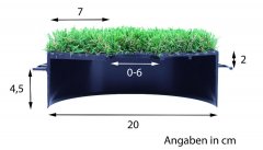 Pfostenmanschette / Grassperre