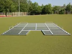 Rasterunterbauten für Stabhochsprunganlagen