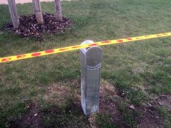 Slackline Mittelpfosten