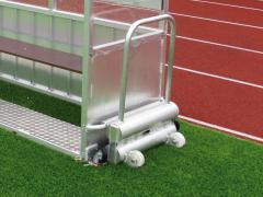 Fahrbahres Gewicht für Spielerkabinen / Betreuerkabinen