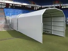 Spielertunnel aus Aluminium