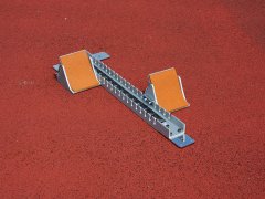 Startschiene, Modell „International“, mit IAAF-Zertifikat
